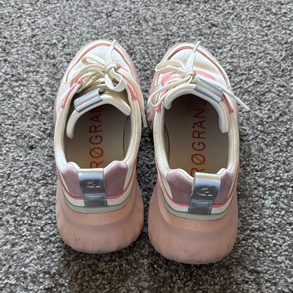 Cole Haan Pink and Cream Sneakers - Picture 3 of 4